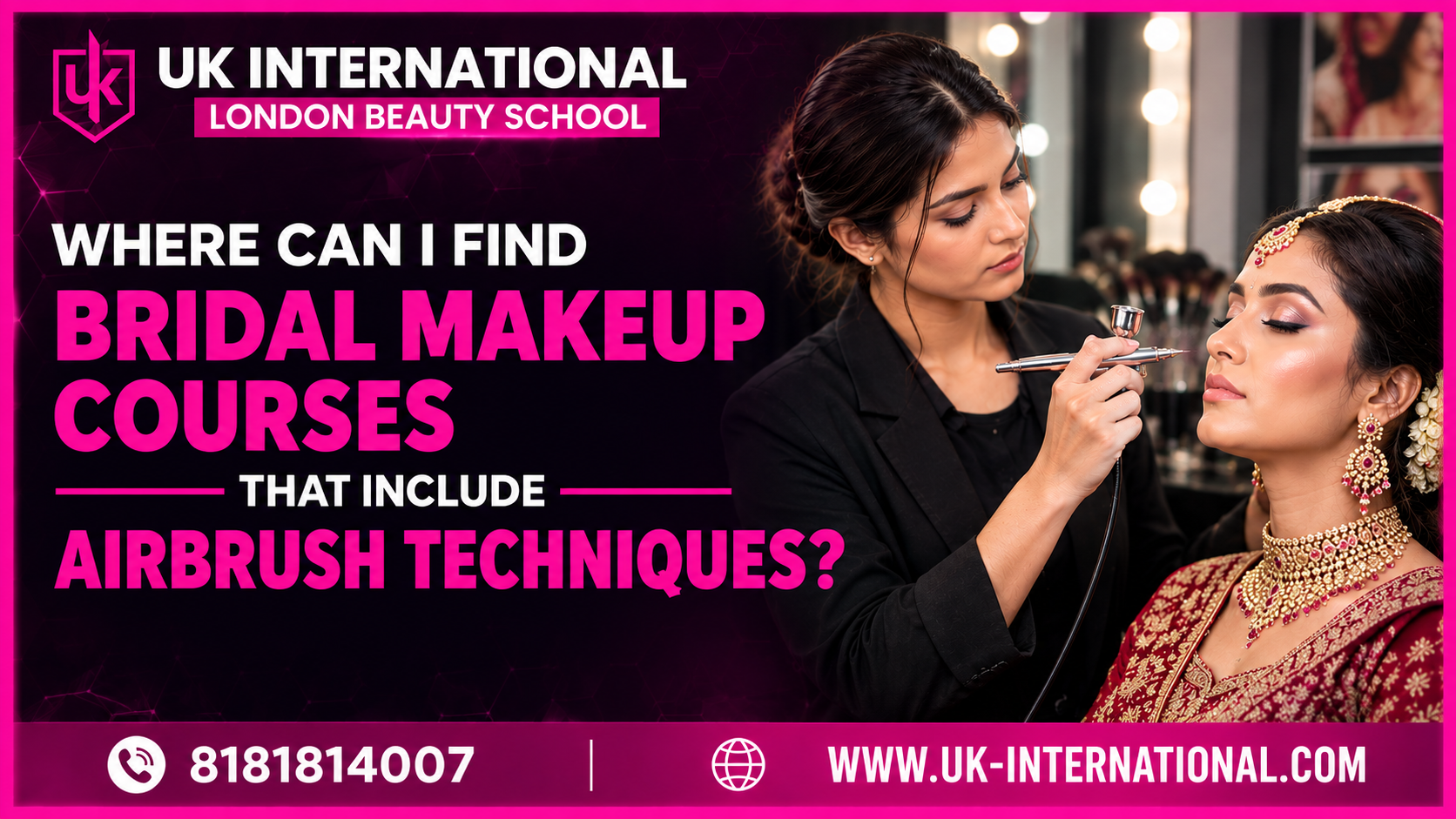 Where Can I Find Bridal Makeup Courses That Include Airbrush Techniques?